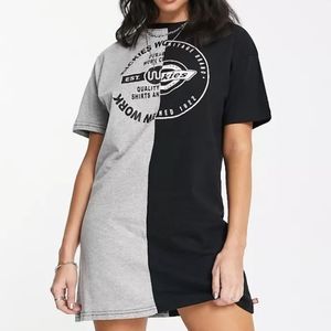 Dickies Girl Split Up Boyfriend Tee Dress